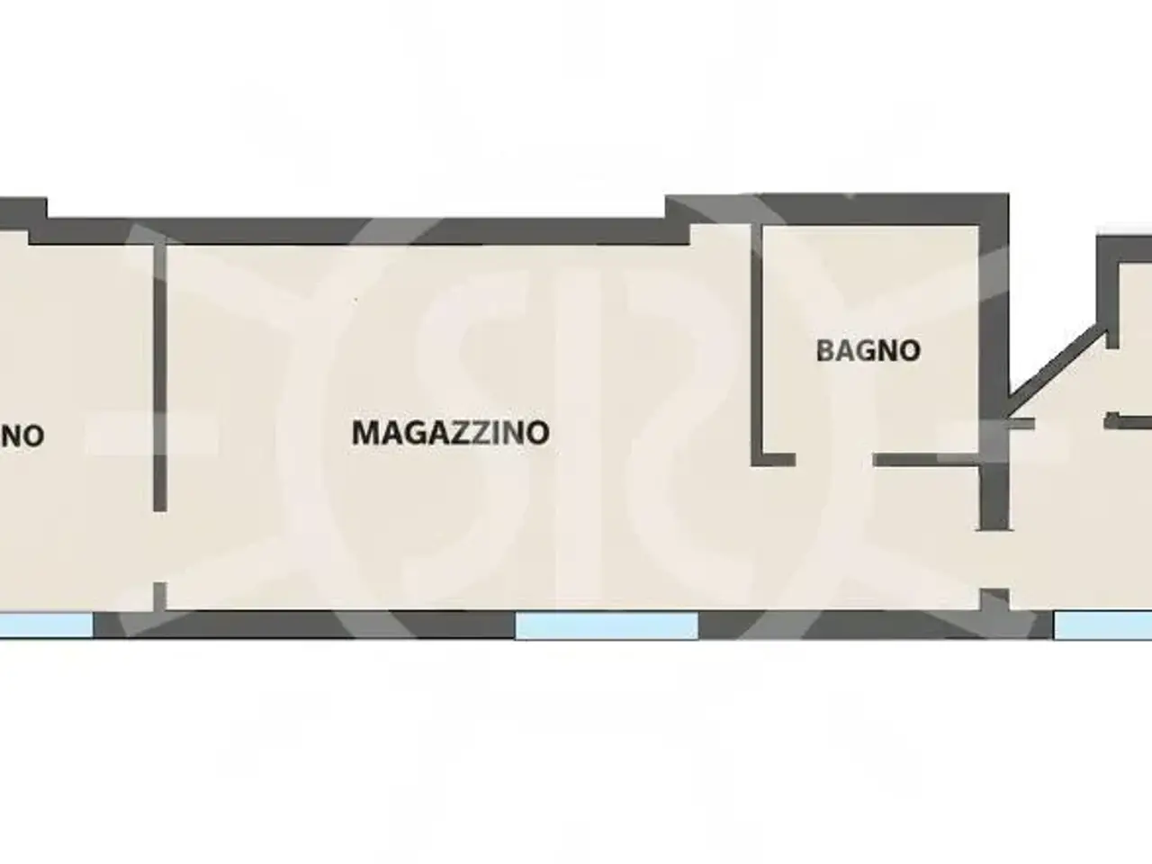 Magazzino in , Bologna, {3} - Planimetria 1
