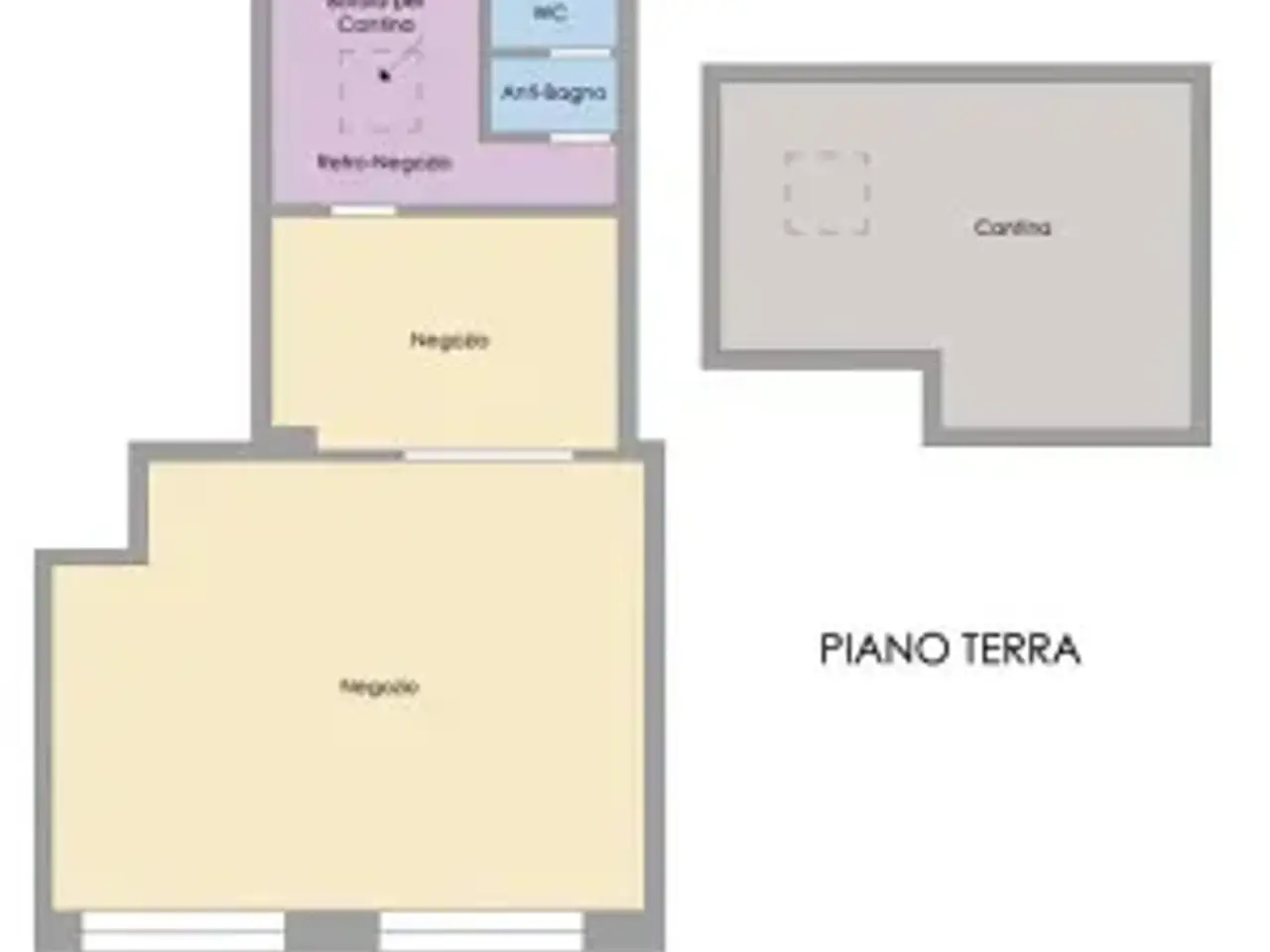 Negozio in Via Tuscolana 1070 ,, Roma, {3} - Planimetria 1