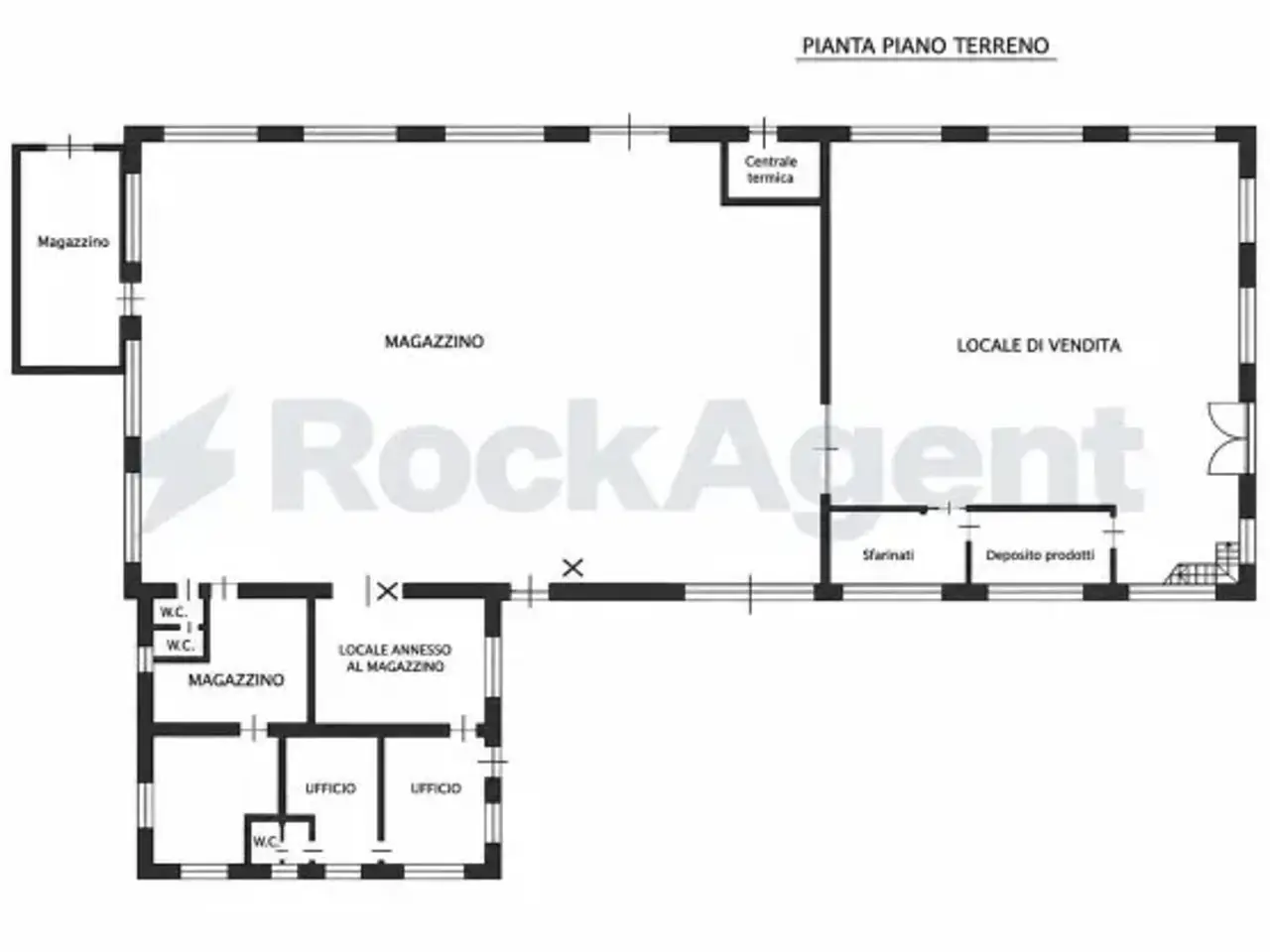 Laboratorio in Via Pianezza 79, Alpignano, {3} - Planimetria 1
