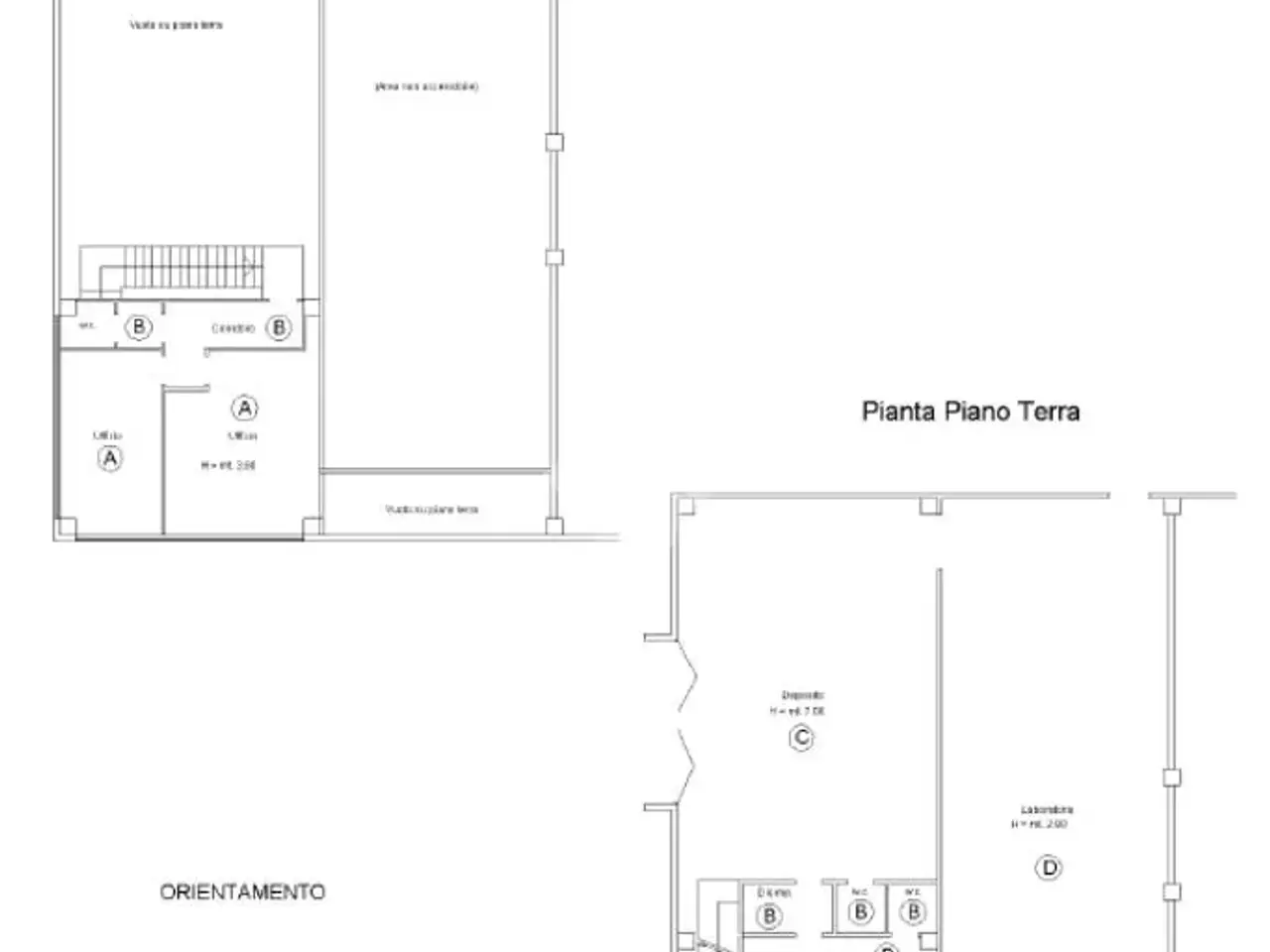 Capannone in Via Orazio Antinori 46, Rende, {3} - Planimetria 1