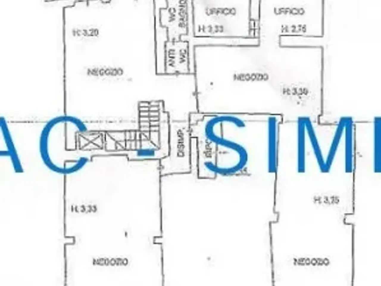 Negozio in Piazza di San Giovanni 1, Firenze, {3} - Planimetria 1