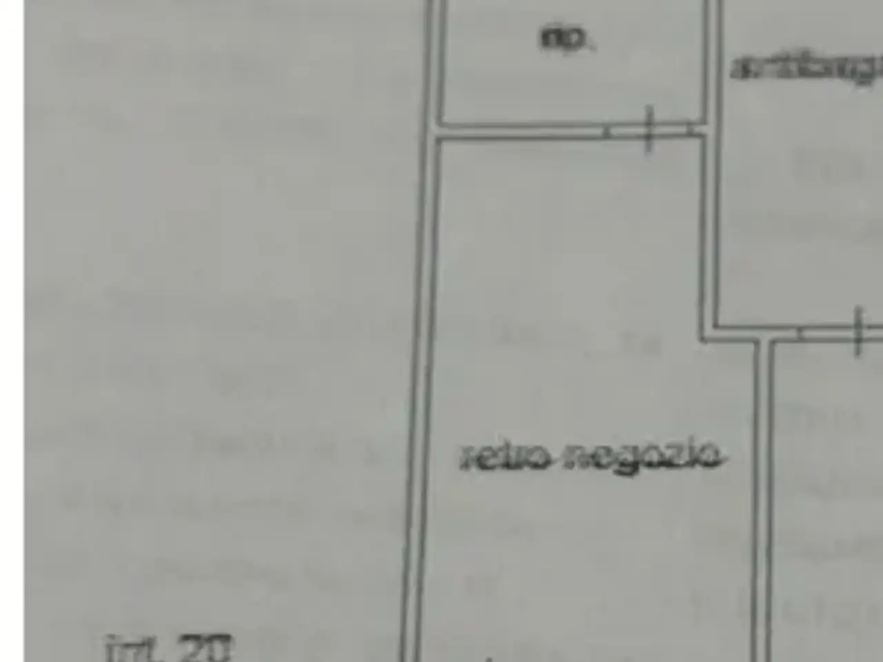 Negozio in Viale Prassilla, Roma, {3} - Planimetria 1