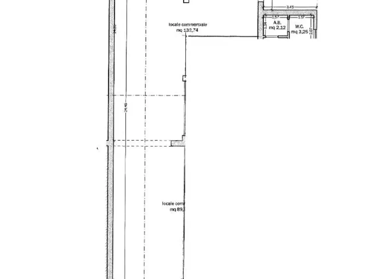 Negozio in Via Pontina Vecchia 34200, Ardea, {3} - Planimetria 1