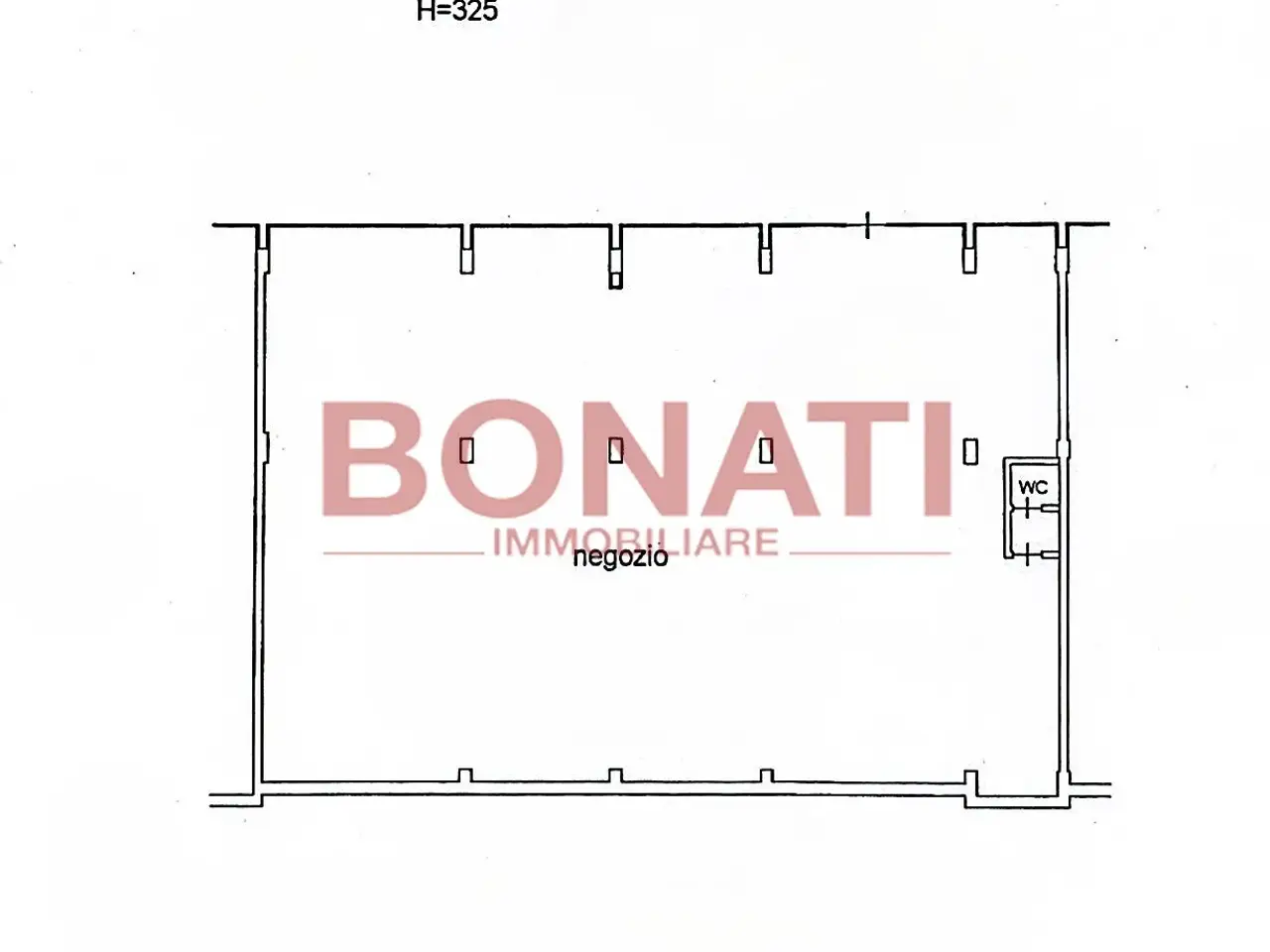 Palazzina commerciale in , Aulla, {3} - Planimetria 1