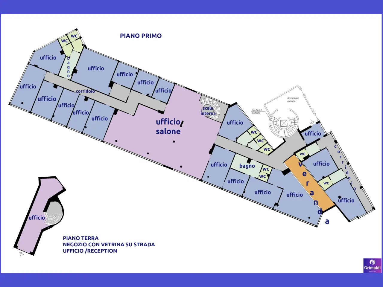 Ufficio in Via Nuccia Casula 17, Varese, {3} - Planimetria 1