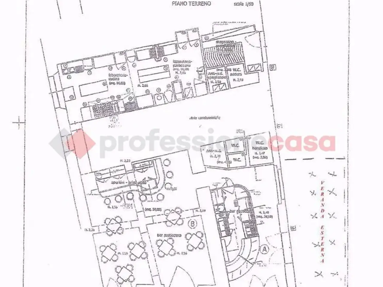 Negozio in vendita, Via Camollia 1, Siena - Planimetria 1