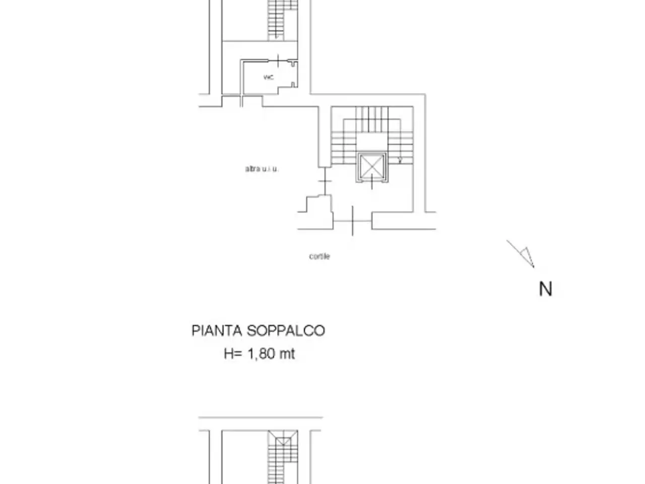 Negozio in Via Carminiello al Mercato, Napoli, {3} - Planimetria 1