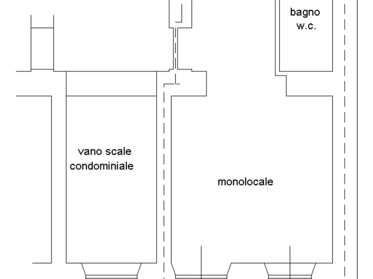 Monolocale in vendita, Campo San Giacomo 20, Trieste - Planimetria 1