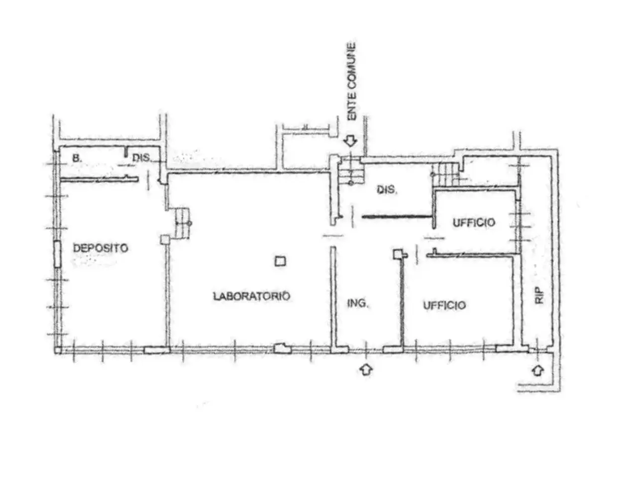 Laboratorio in Via Giacomo Matteotti 1, Bernareggio, {3} - Planimetria 1