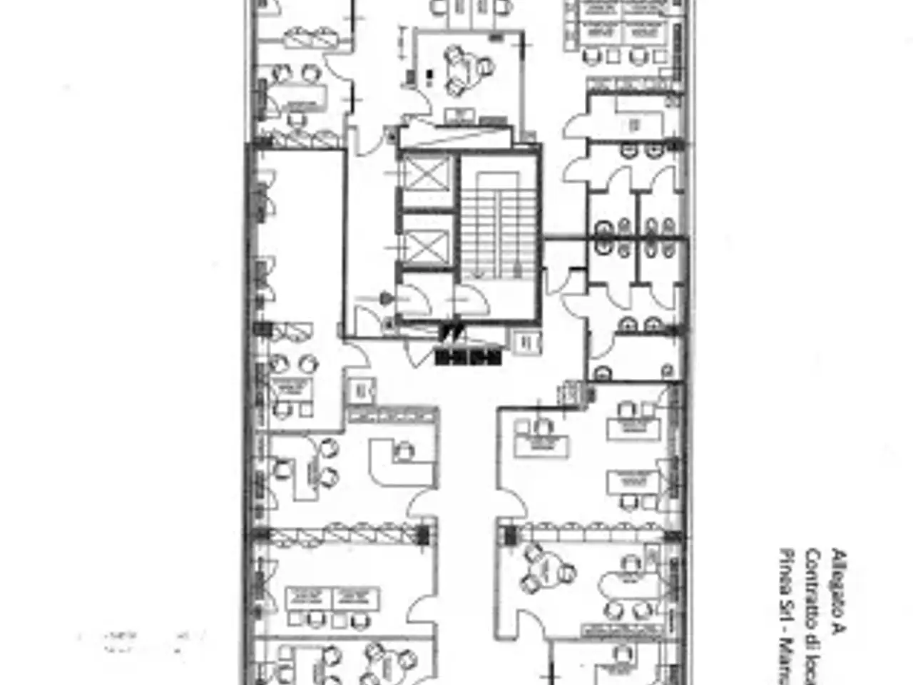 Ufficio in Via Luigi Cadorna, Vimodrone, {3} - Planimetria 1