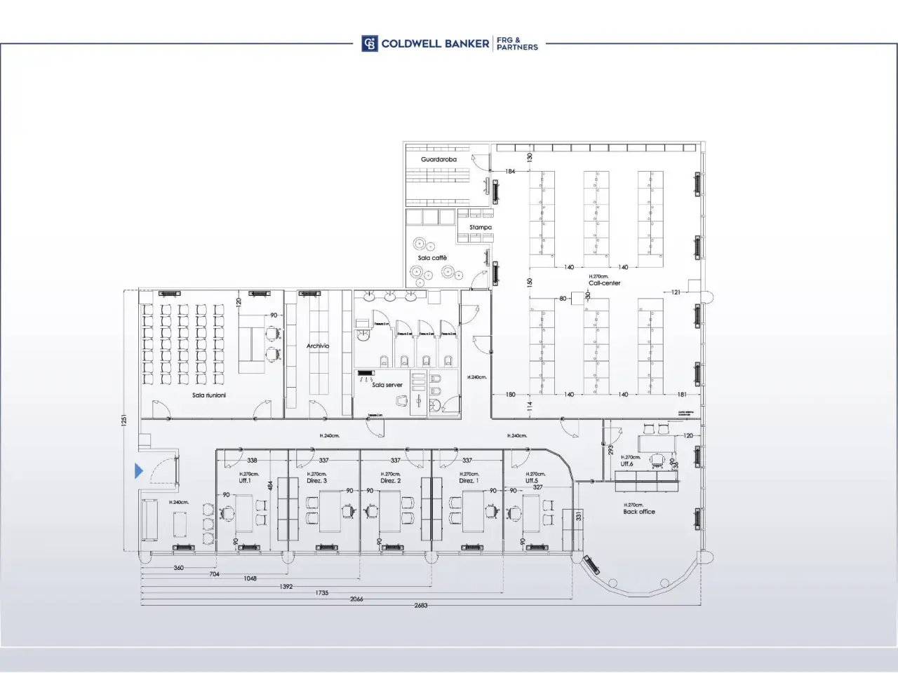 Ufficio in Via della Chimica 18, Viterbo, {3} - Planimetria 1