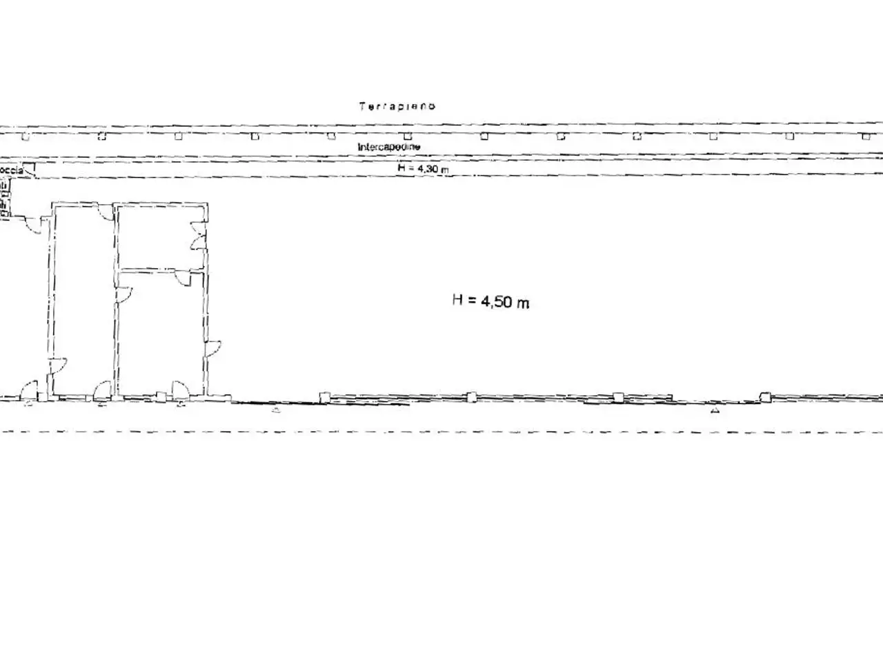 Capannone in Via Nettunense, Ariccia, {3} - Planimetria 1