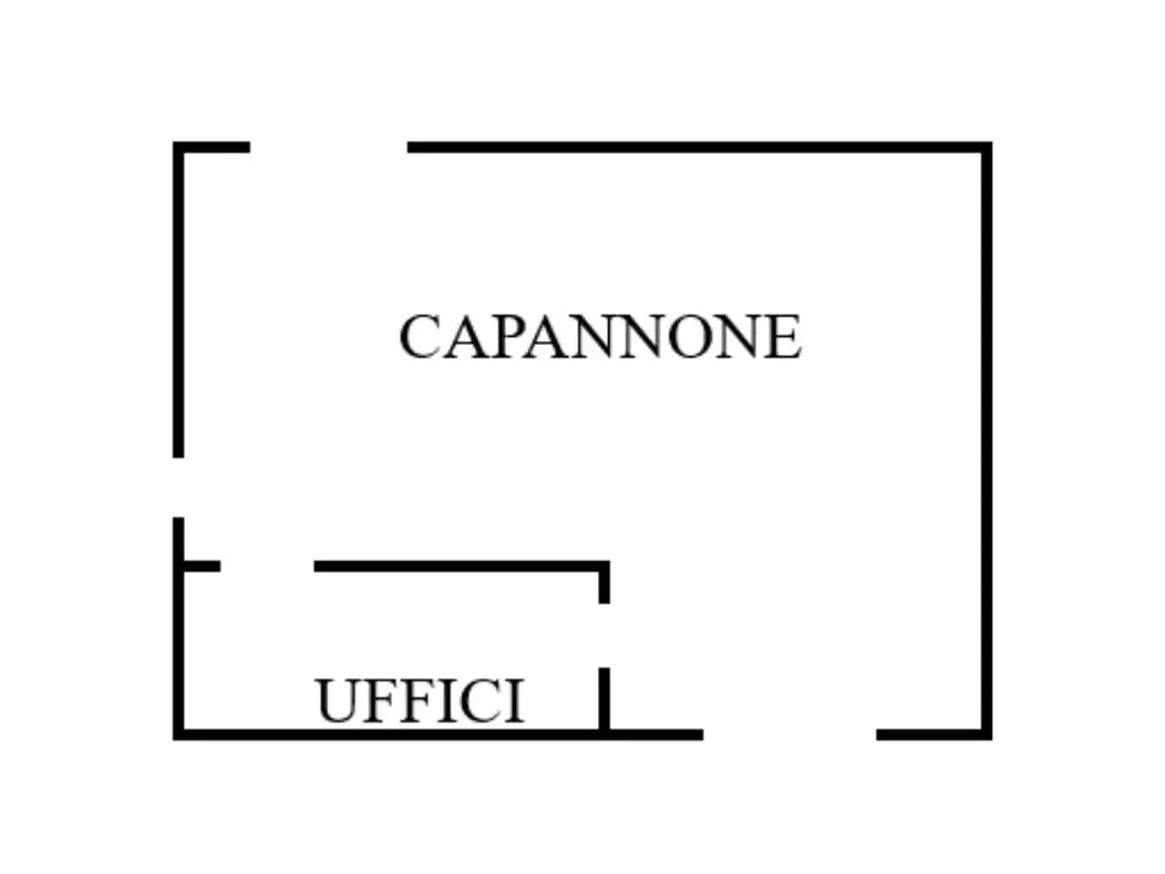 Capannone in Via Monsignor Rossi 21, Romano Di Lombardia, {3} - Planimetria 1