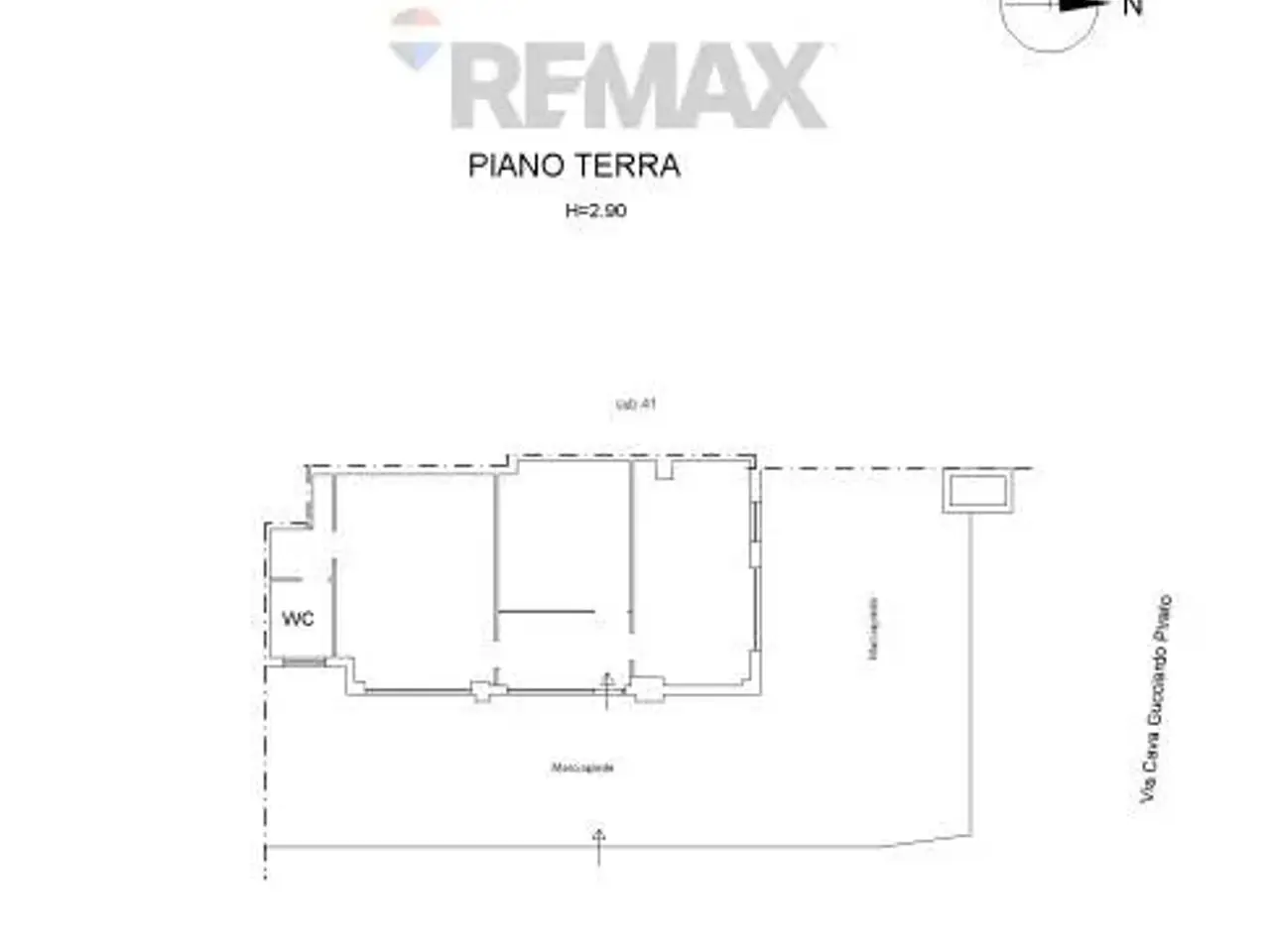 Negozio in Contrada Cava Gucciardo 2, Modica, {3} - Planimetria 1