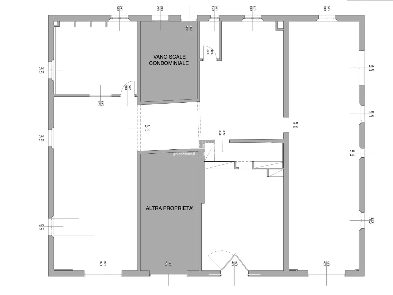 Palazzina commerciale in , Modena, {3} - Planimetria 1