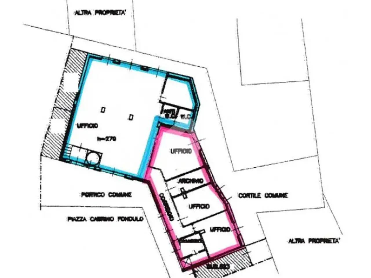 Ufficio in Piazza C. Fondulo 11, Soncino, {3} - Planimetria 1
