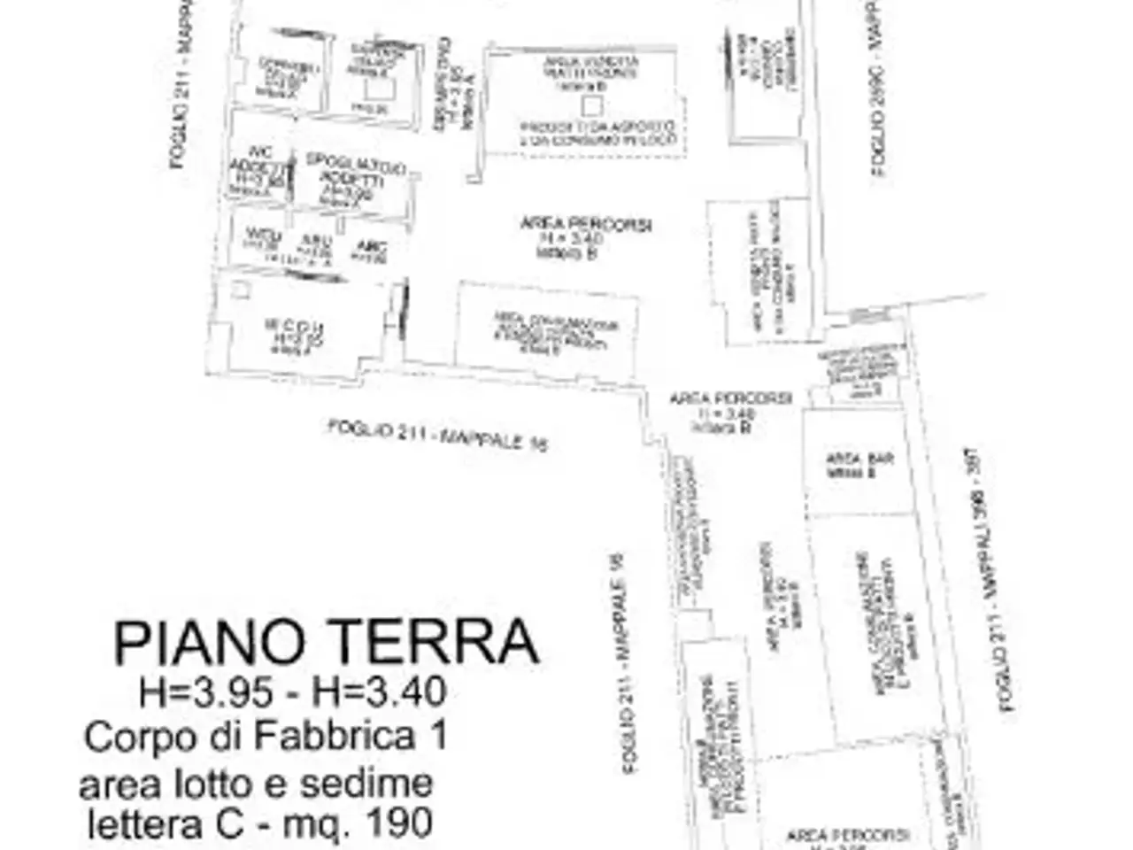 Negozio in Via Casale Cerrate 54, Lecce, {3} - Planimetria 1