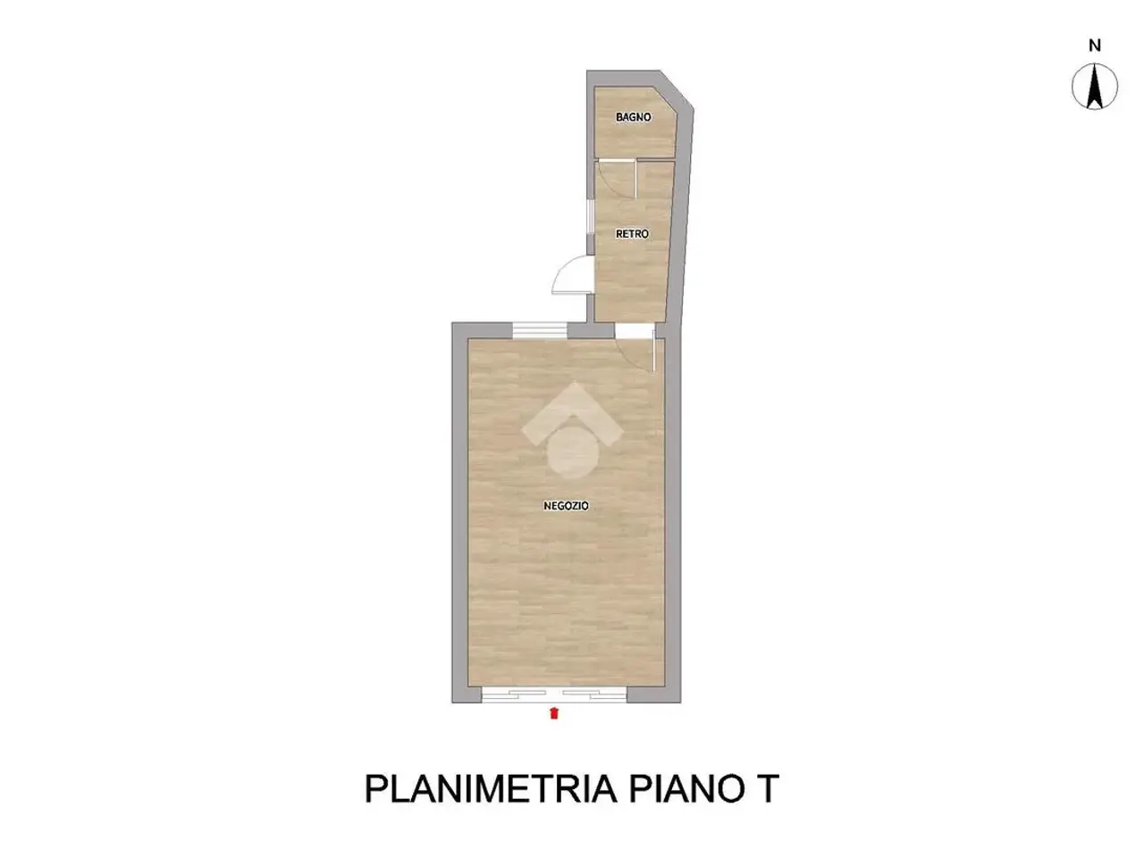 Negozio in Via Mercatello 6, Cremona, {3} - Planimetria 1