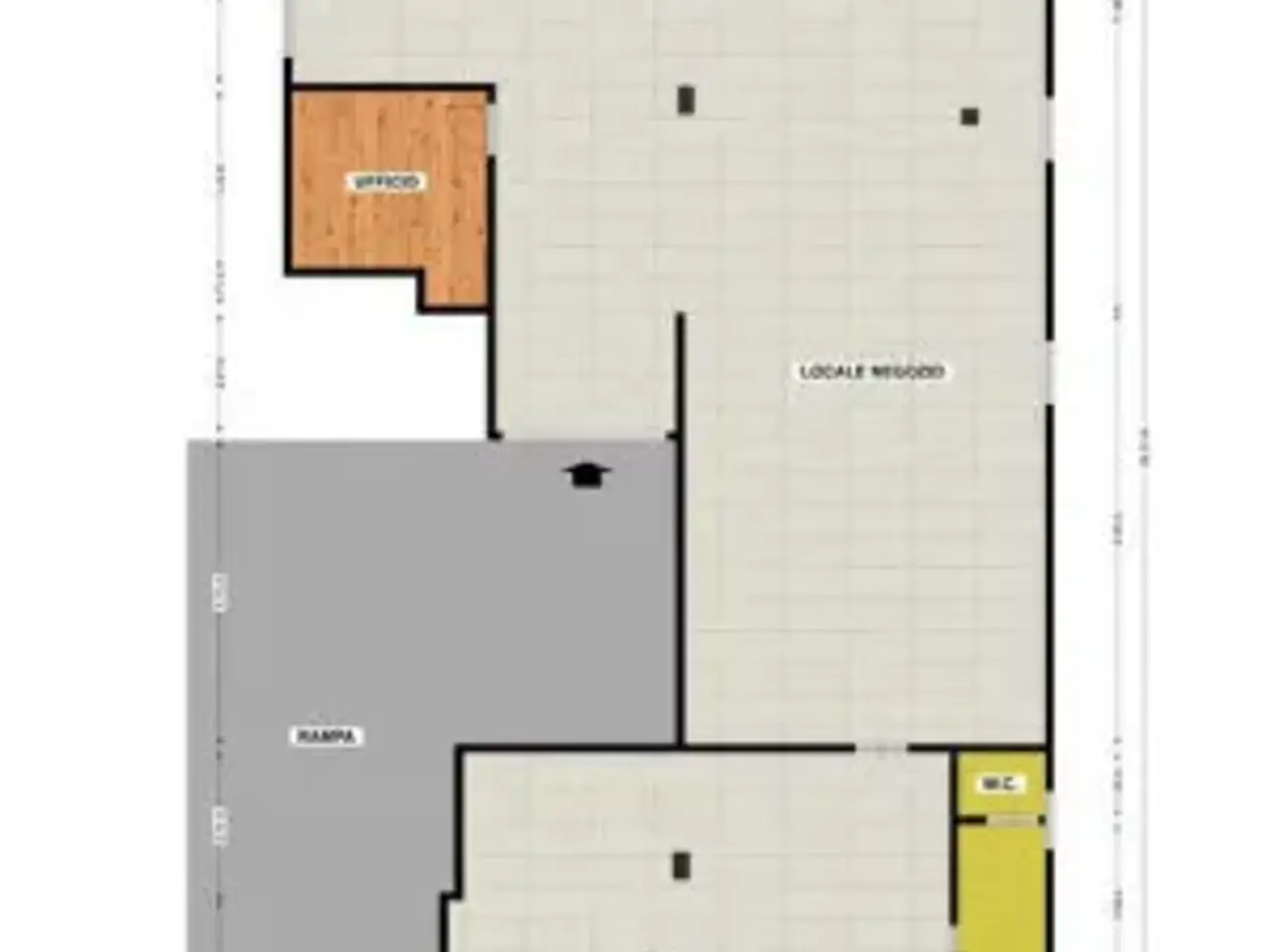Negozio in Via Brisbane 16, Roma, {3} - Planimetria 1
