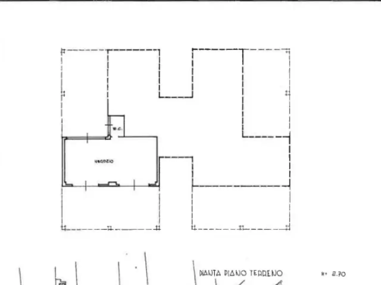 Negozio in Via Santo Pietro, Foligno, {3} - Planimetria 1