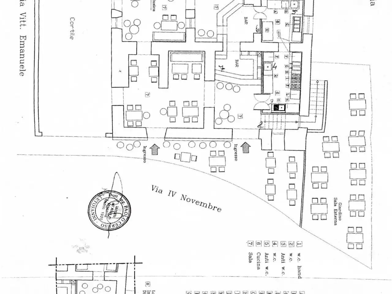 Esercizio commerciale in Via IV Novembre 1, Letojanni, {3} - Planimetria 1