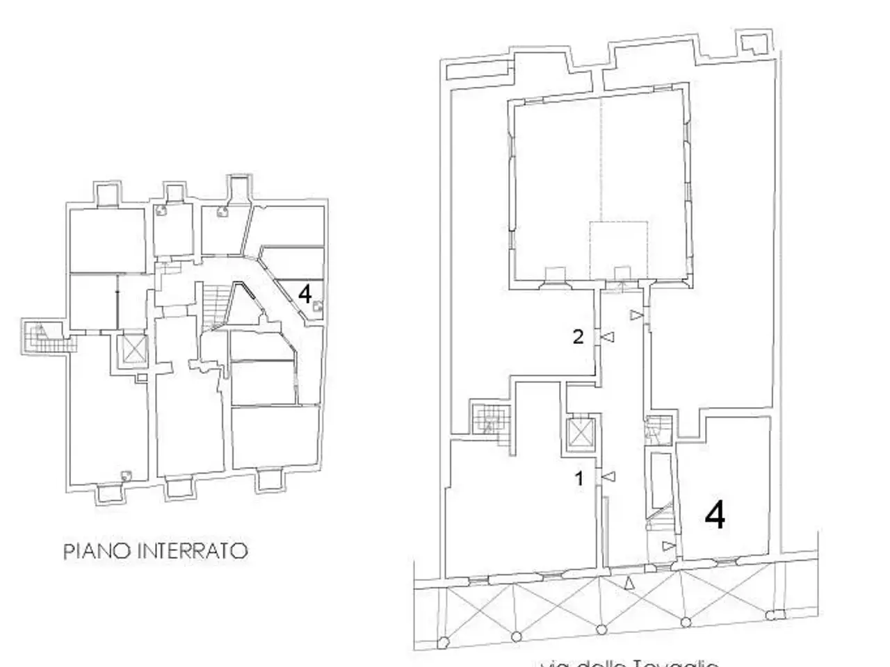 Ufficio in Via delle Tovaglie, Bologna, {3} - Planimetria 1