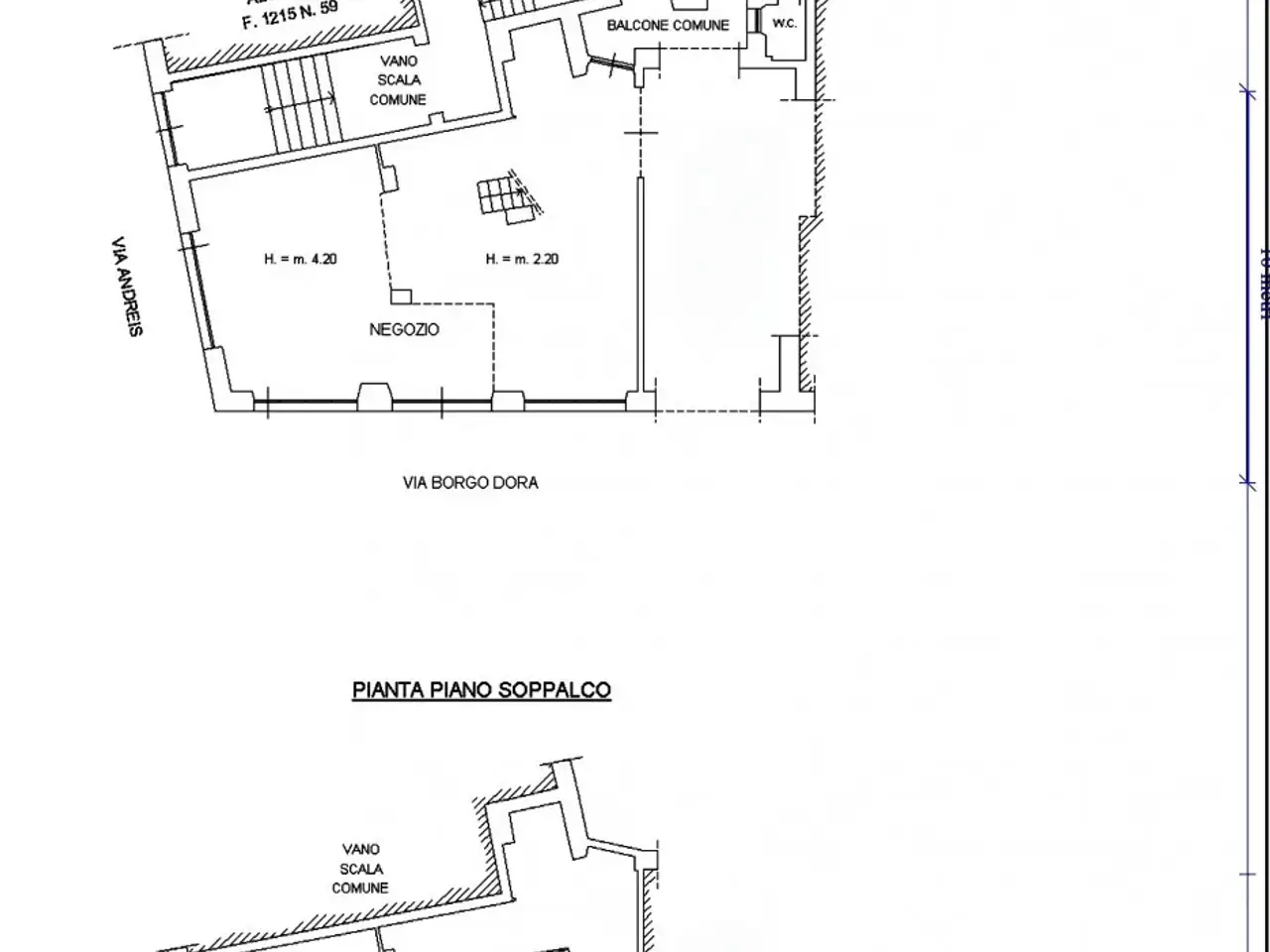 Negozio in Via Borgo Dora 31, Torino, {3} - Planimetria 1