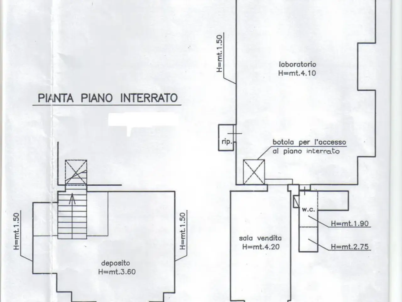 Negozio in Via Antonio Genovesi, 3, Andria, {3} - Planimetria 1
