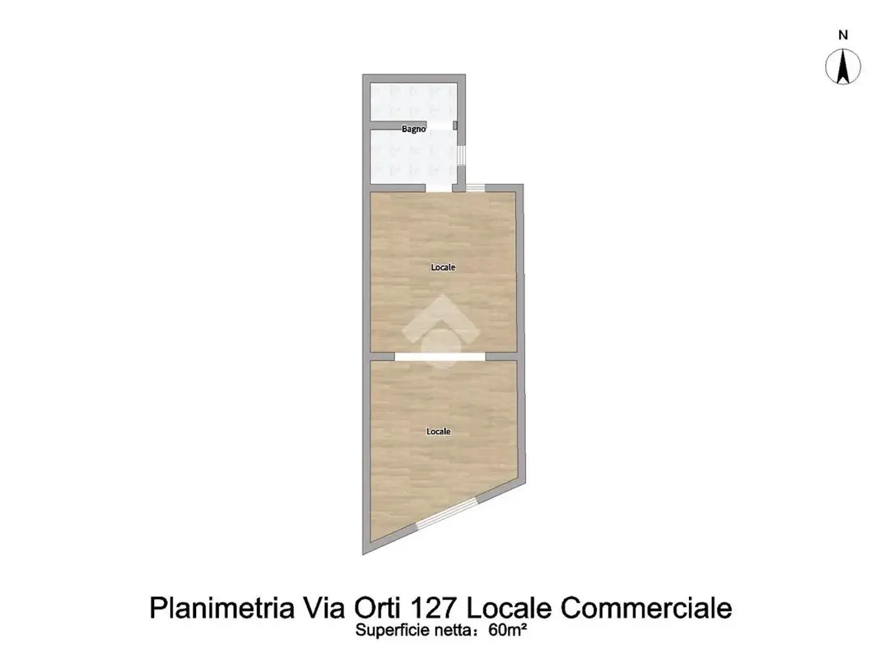 Negozio in Via Orti 127, Trapani, {3} - Planimetria 1