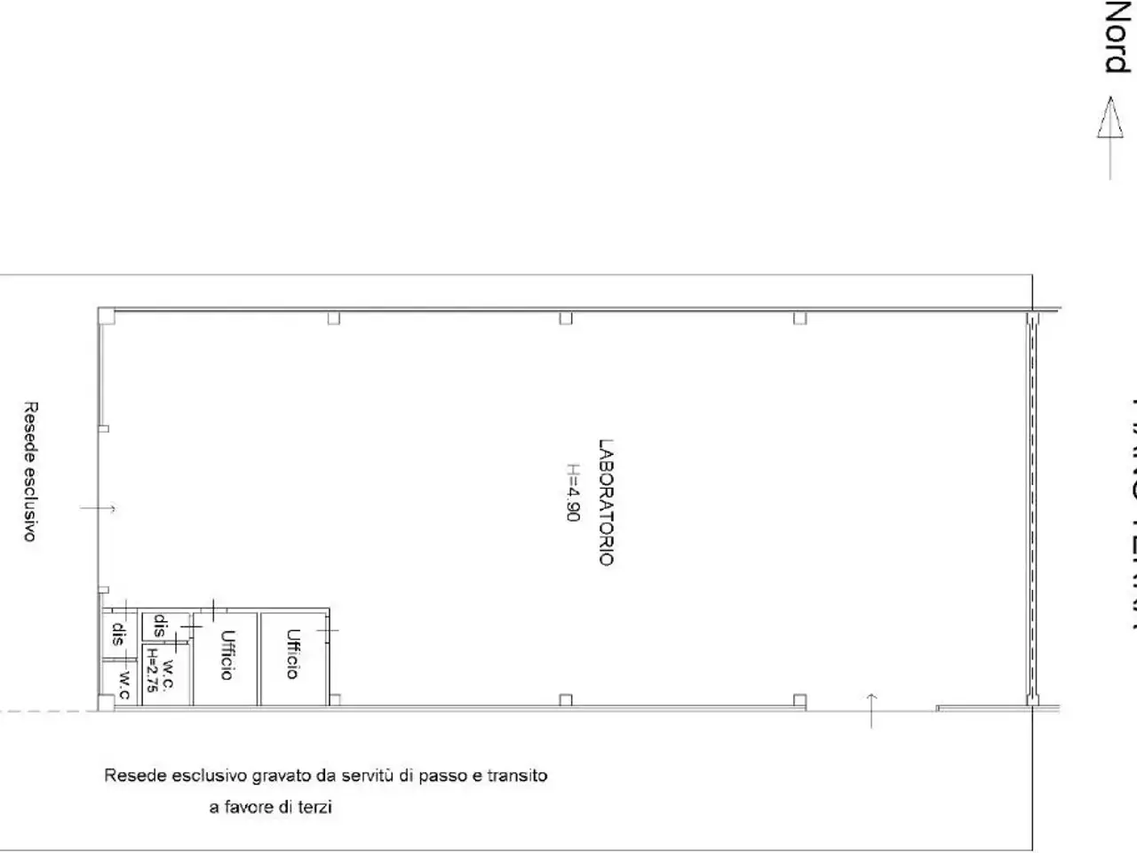 Laboratorio in Via Fratelli Buricchi 31, Vaiano, {3} - Planimetria 1