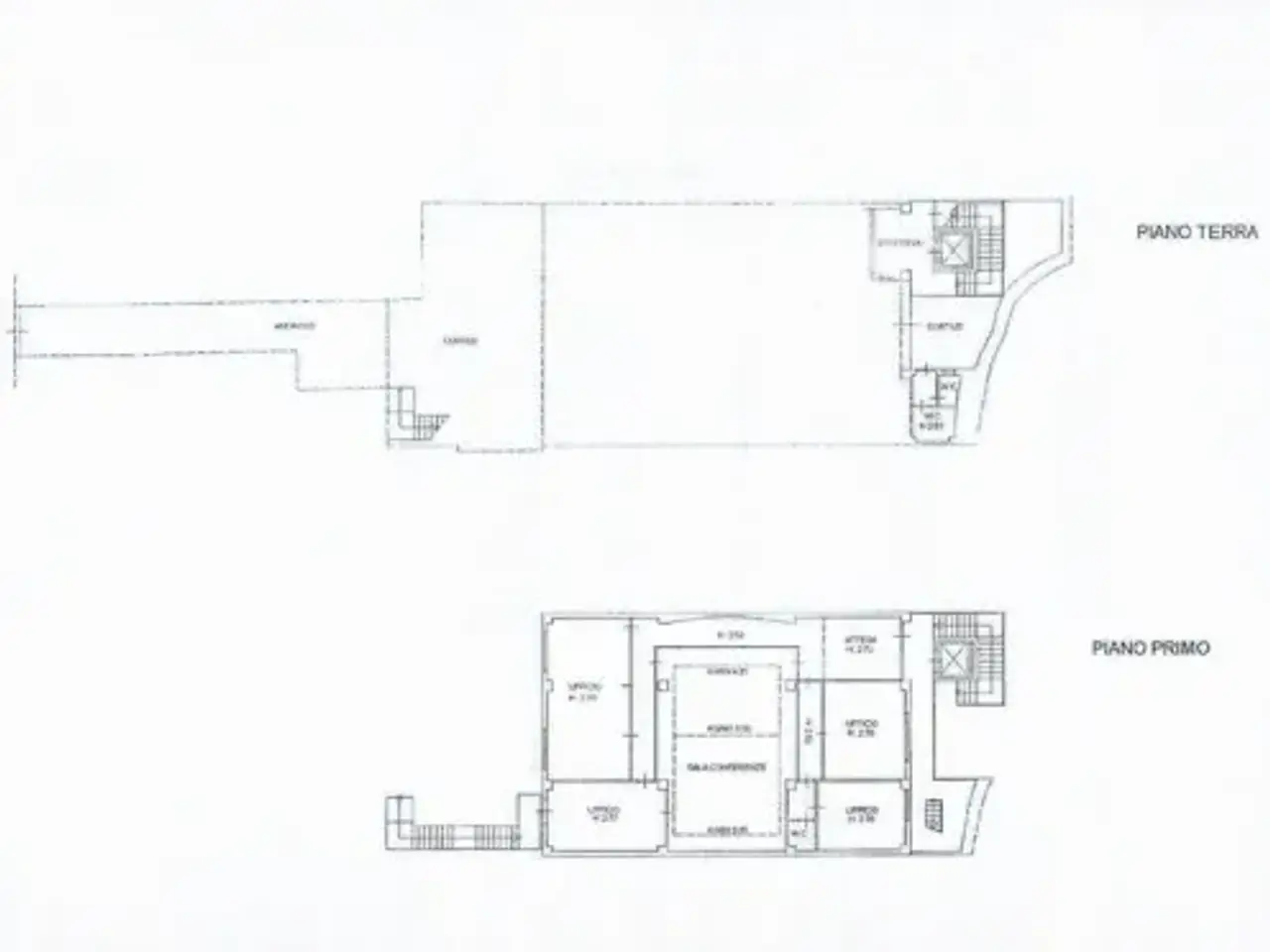 Ufficio in Via Francesco Crispi 184, Catania, {3} - Planimetria 1