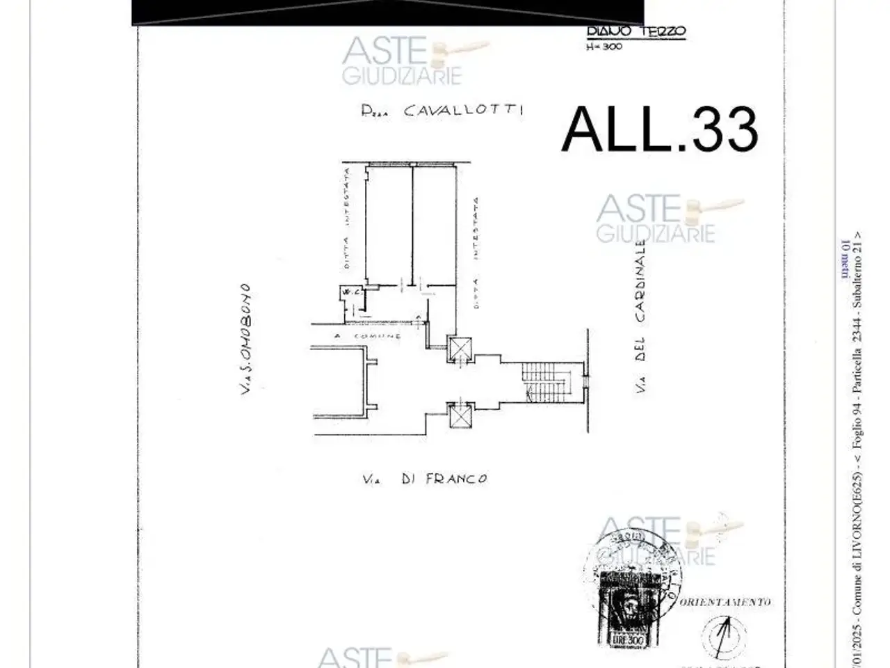 Ufficio in Via del Cardinale, 6, 57123 Livorno LI, Italia 6, Livorno, {3} - Planimetria 1