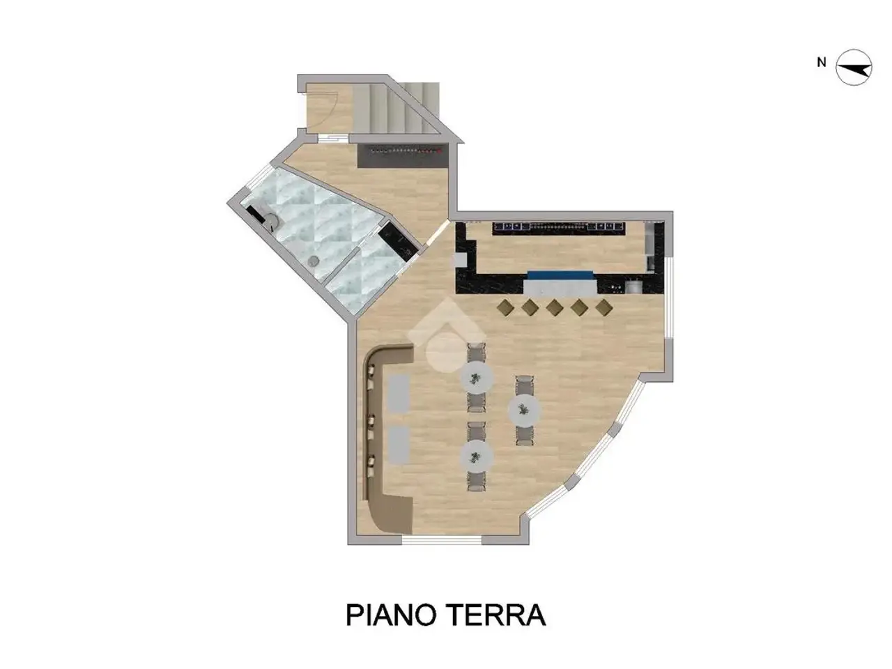 Negozio in Via Casati 45, Muggiò, {3} - Planimetria 1