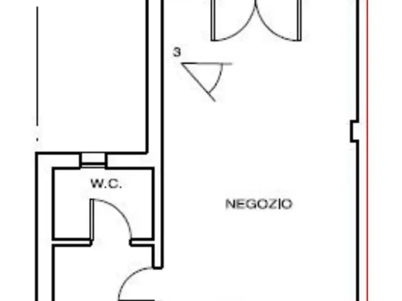 Negozio in Via Capitello 19, Ponzano Veneto, {3} - Planimetria 1