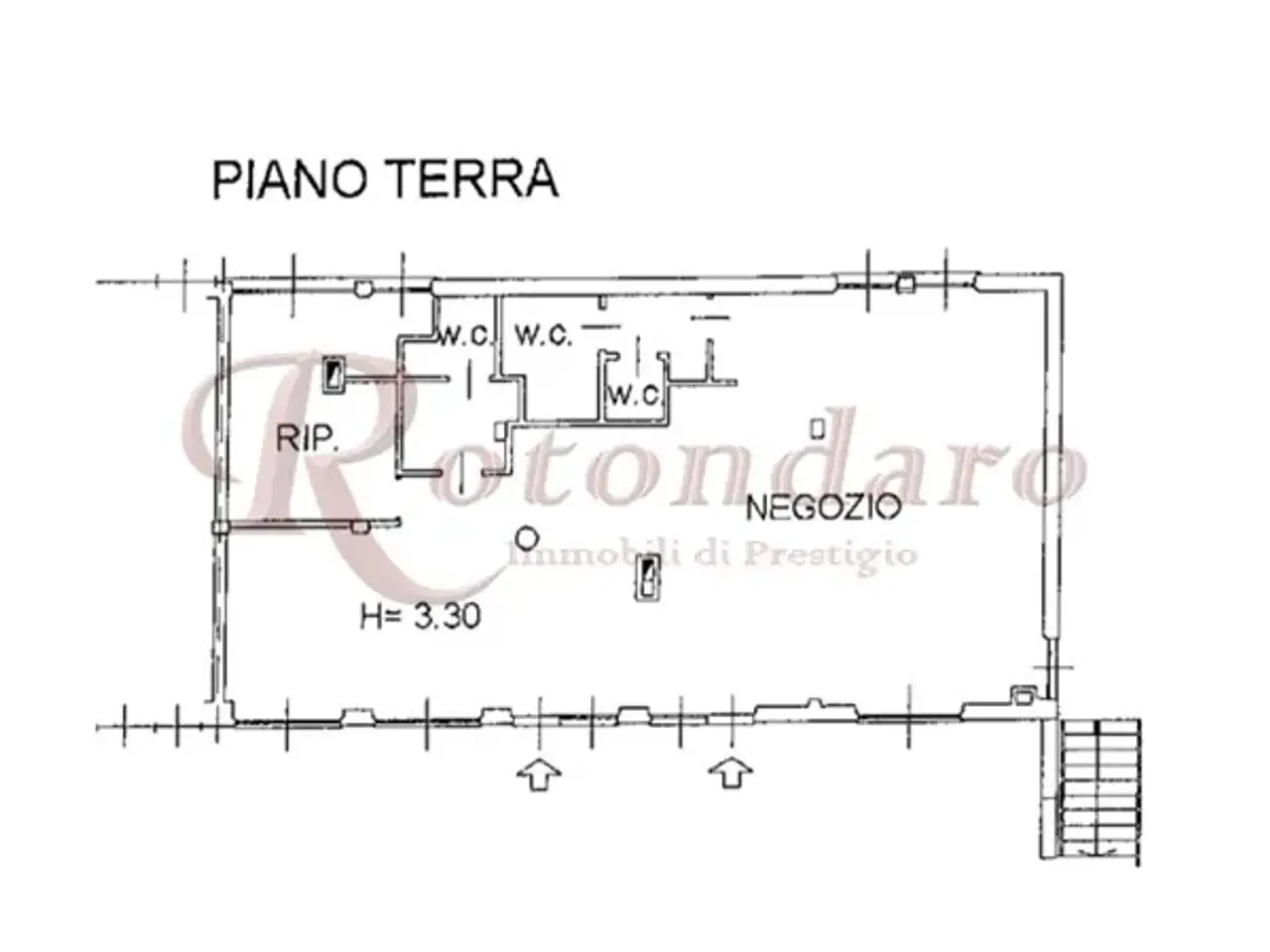 Negozio in Via Alessandro Manzoni 10, Buccinasco, {3} - Planimetria 1