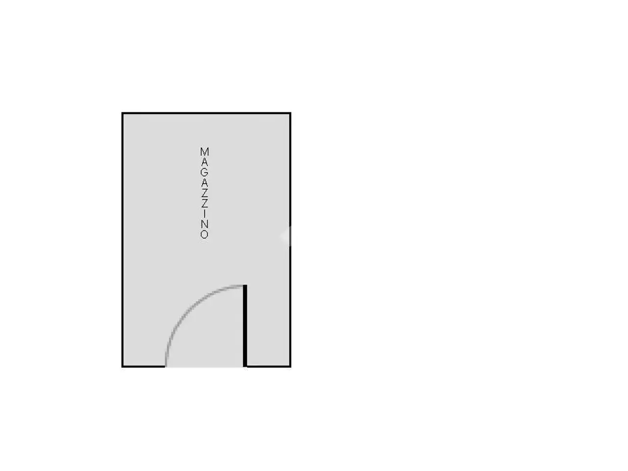 Magazzino in Via Madonna della Catena 11, Corigliano-Rossano, {3} - Planimetria 1