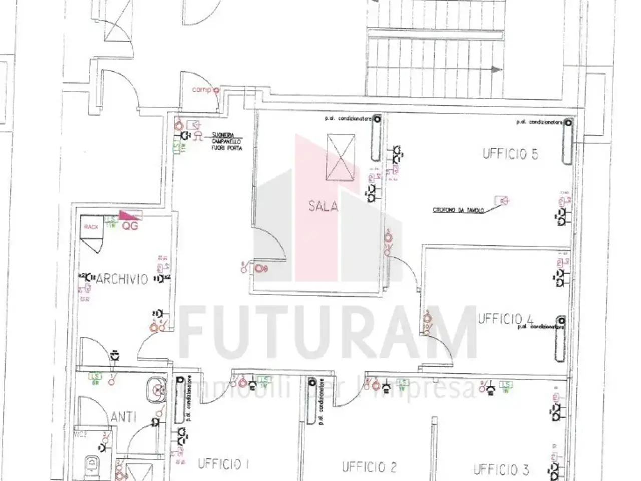 Ufficio in Via Brescia, Torri Di Quartesolo, {3} - Planimetria 1