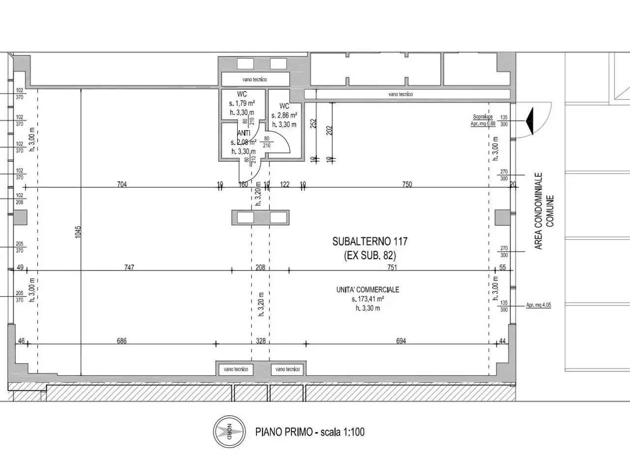 Ufficio in Via Maestro Antonio Ceccon, Loreggia, {3} - Planimetria 1
