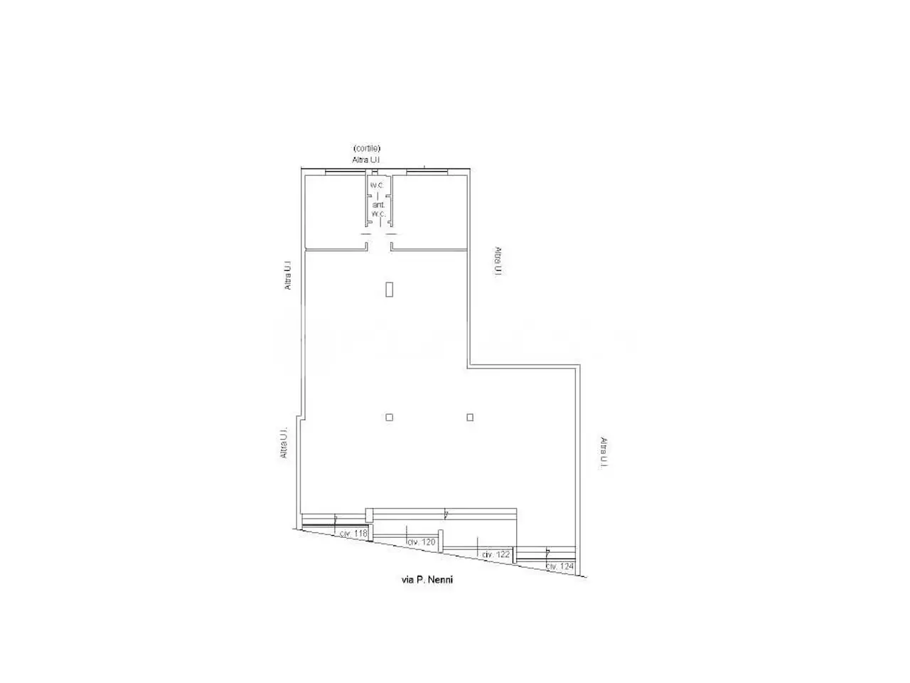 Magazzino in Via P. Nenni 118, San Severo, {3} - Planimetria 1