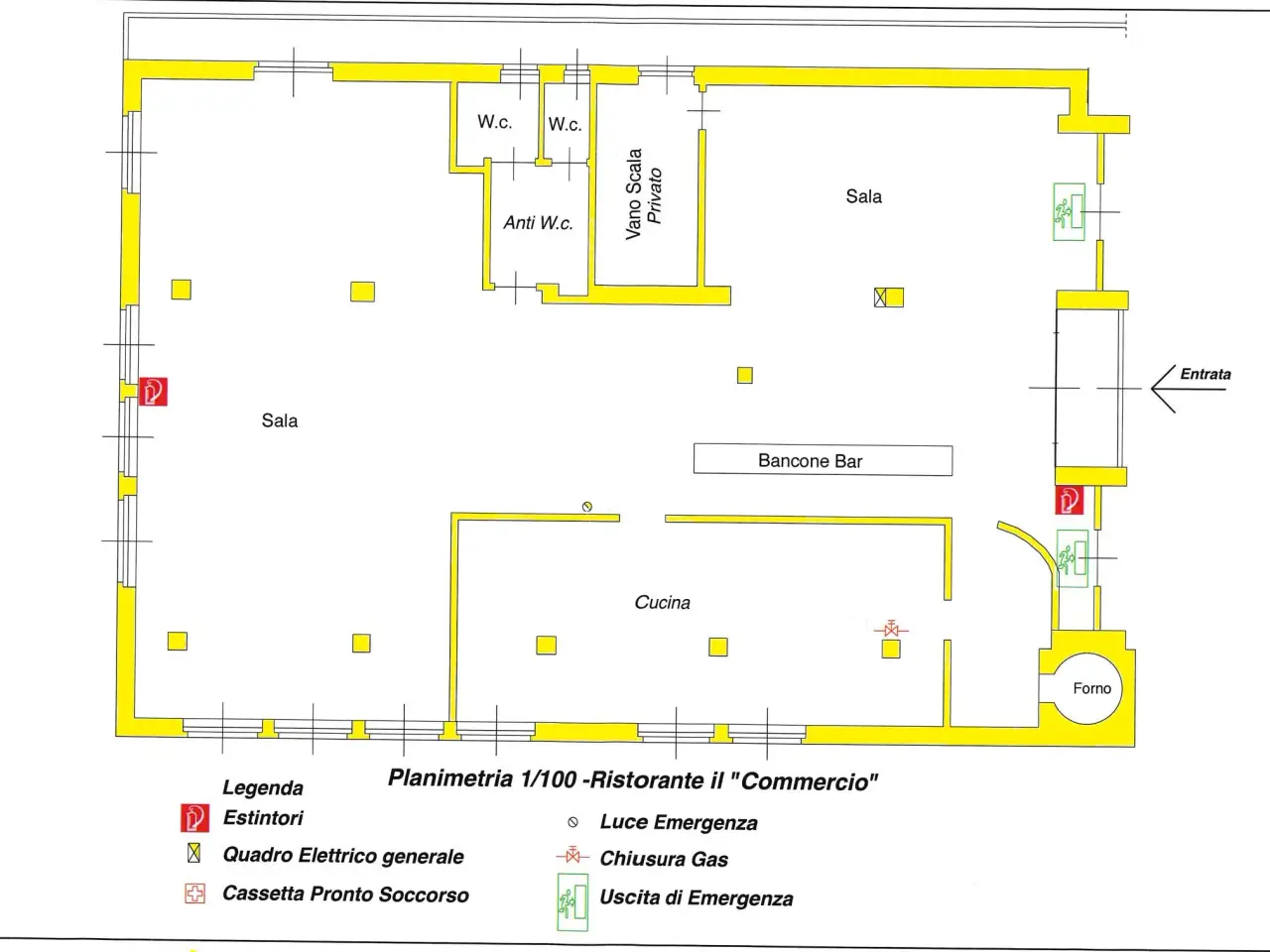Negozio in vendita, Corso Cortemilia 4, Alba - Planimetria 1