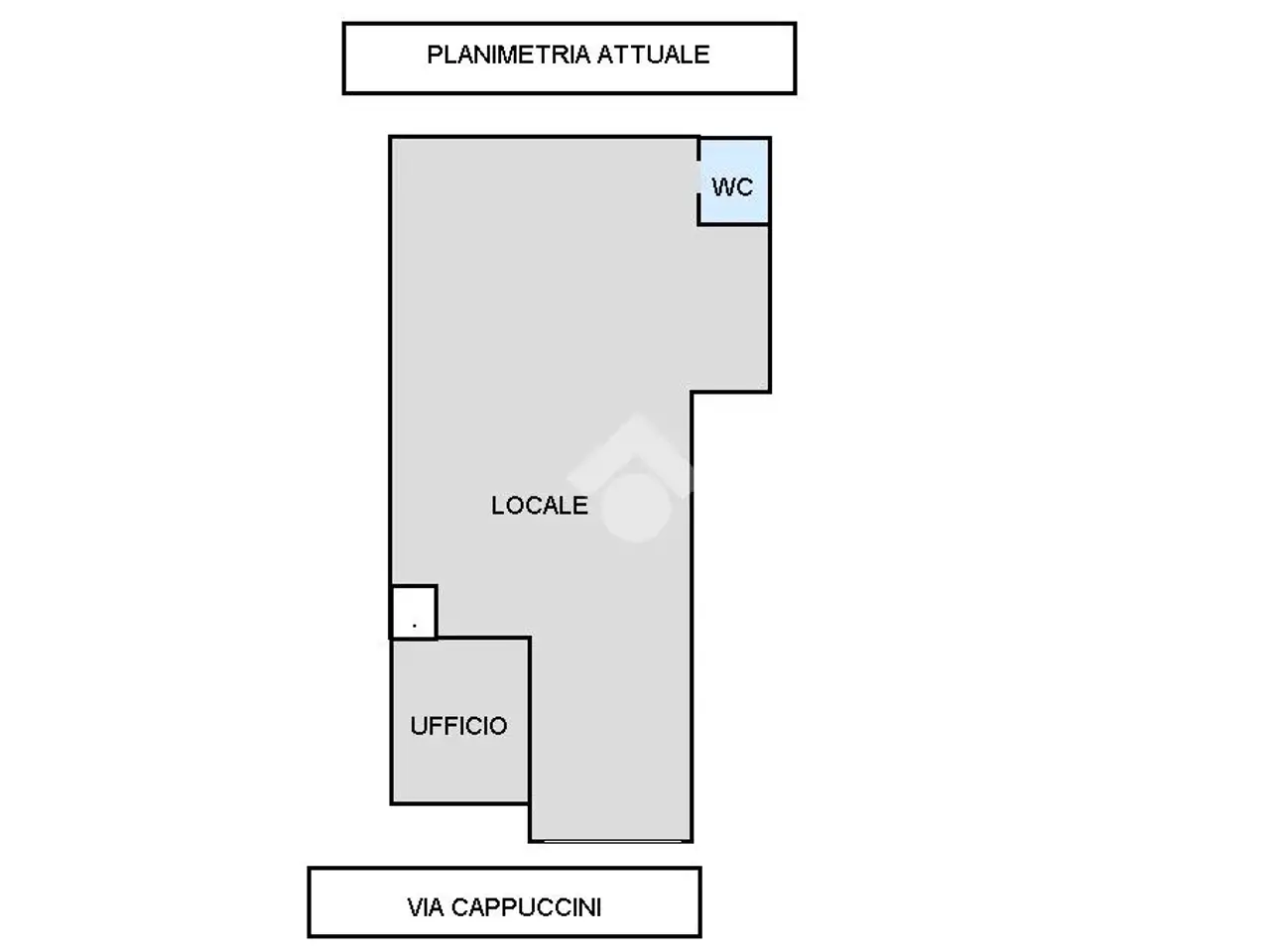 Negozio in Via Cappuccini 210, Brindisi, {3} - Planimetria 1