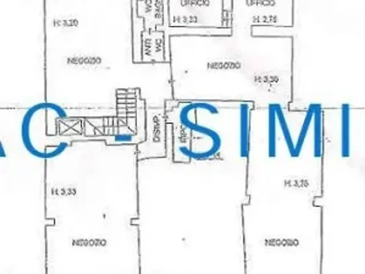 Bar in Via del Proconsolo 12, Firenze, {3} - Planimetria 1