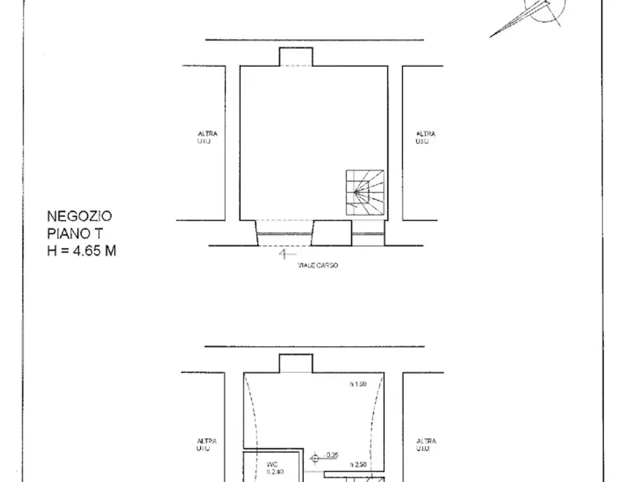 Negozio in Viale Carso , Roma, {3} - Planimetria 1