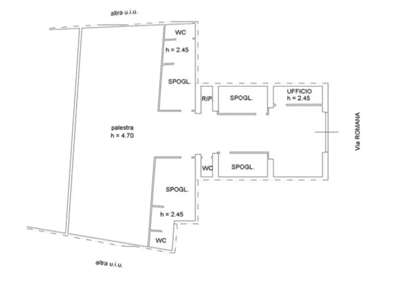 Negozio in Via Romana 165, Nettuno, {3} - Planimetria 1