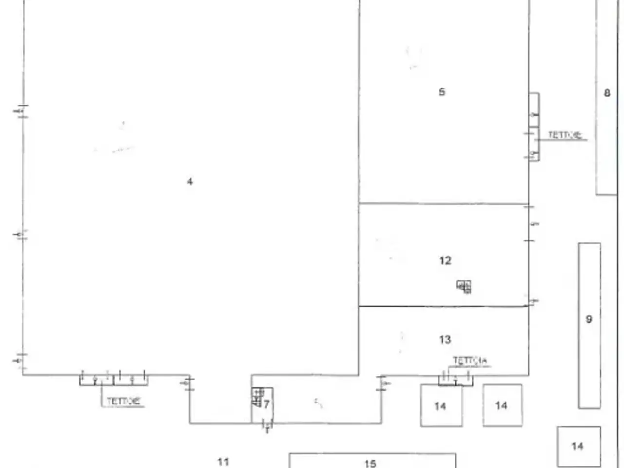 Capannone in Via Carlo Grigioni 1, Forli', {3} - Planimetria 1