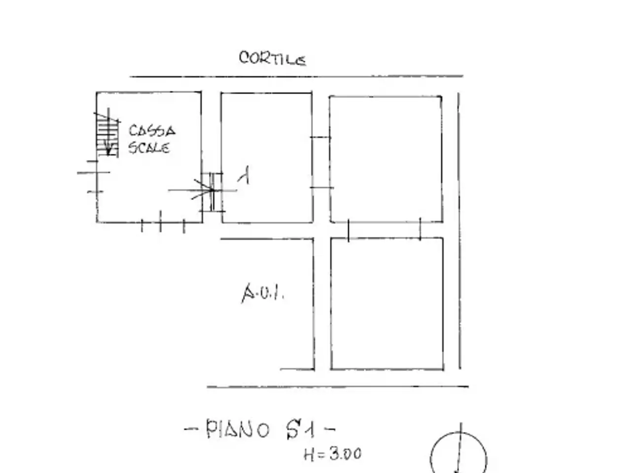 Magazzino in Via Pavia, Napoli, {3} - Planimetria 1