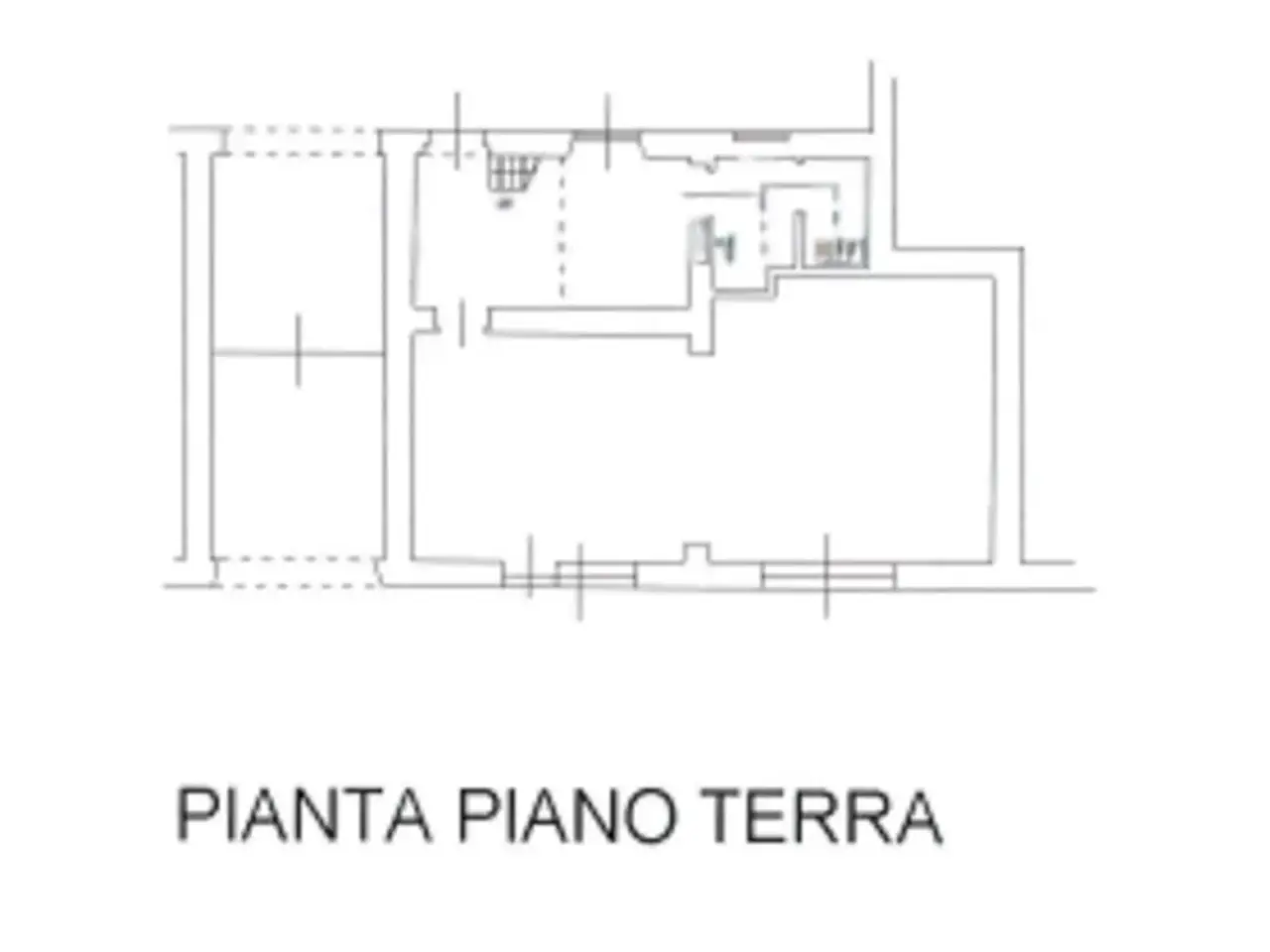 Negozio in Via Vittorio Veneto, Cassano D'Adda, {3} - Planimetria 1
