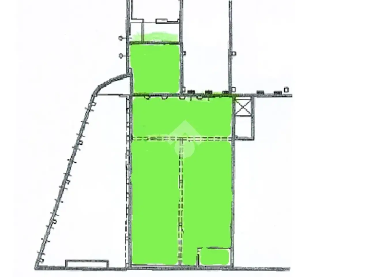 Magazzino in Via Nazionale, Calco, {3} - Planimetria 1