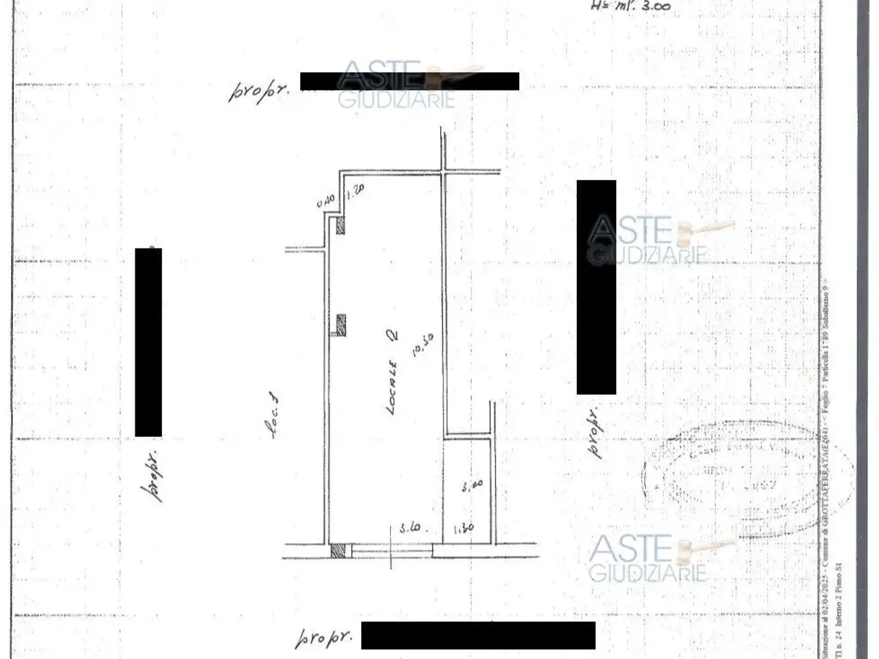 Magazzino in Via delle Sorgenti 30 30, Montorio Romano, {3} - Planimetria 1