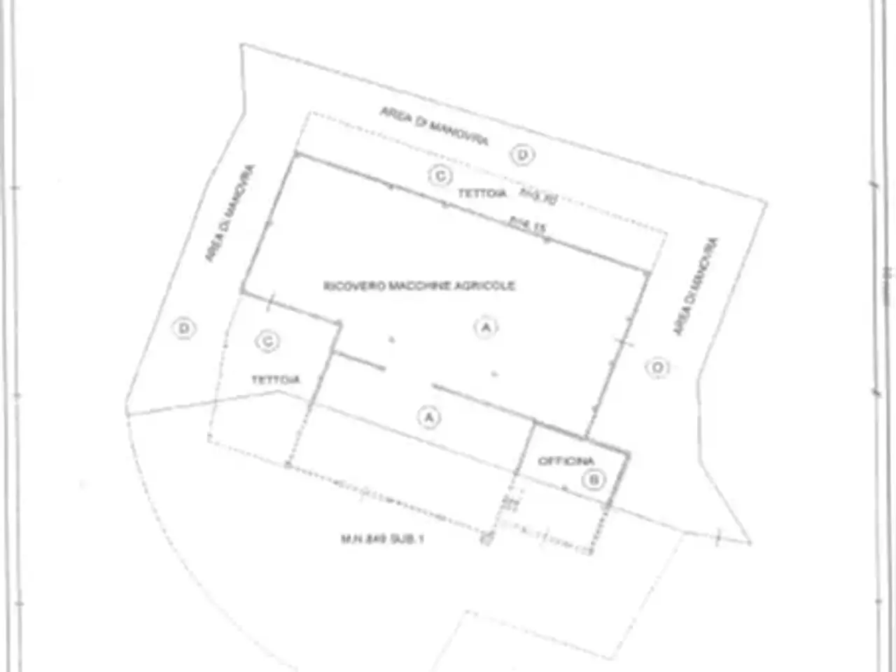 Capannone in Via Fontanelle, Castelnuovo Del Garda, {3} - Planimetria 1